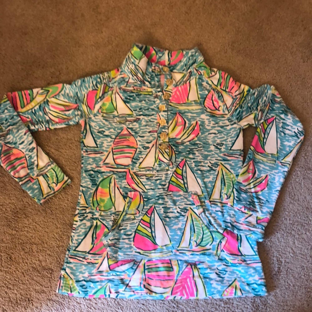 Lilly Pulitzer popover in pop up print!